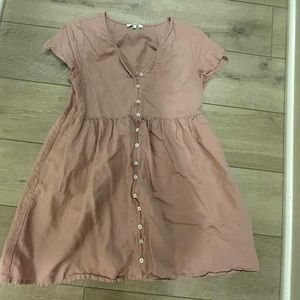 Pink Madewell babydoll dress